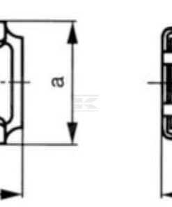 Tuerca jaula M10 1,8-3,2 cincada