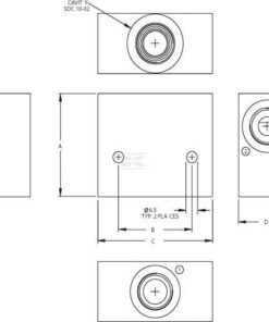 Cárter de aluminio SDC10-2-A-