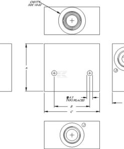 Cuerpo alu. CP10-2-A-06 (3/8