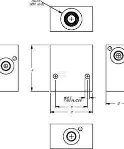 Cárter alu. SDC10-3S-A-08 (1/2
