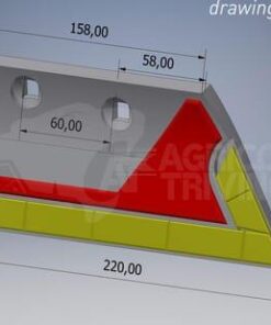 Reja para abonar IZQ., carburo