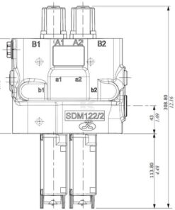 Válvula de control SDM122/2 Can-bus