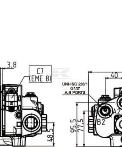 Set válv.control prop.AE 12VDC