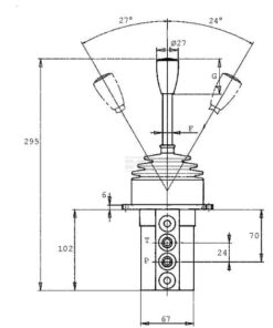 Palanca servo