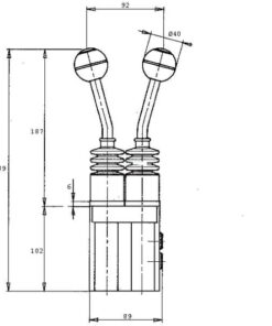 Palanca servo SV20-1-B01-G001A