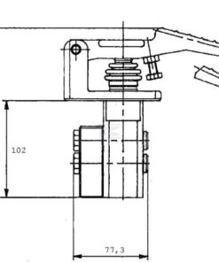 Pedal auxiliar SV40-B/211CX2