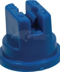 Tobera estándar, doble, chorro plano SF 80° 03 azul plástico ASJ