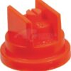 Tobera estándar, doble, chorro plano SF 110° 01 naranja plástico ASJ