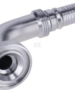 Racor de prensado 4SH-DN20 con brida SAE ø44,5 mm a 90°