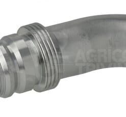 Racor de prensado 4SH-DN25 con brida SAE ø44,5 mm a 45°