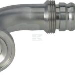Racor de prensado 4SH-DN25 con brida SAE ø50,8 mm a 90°