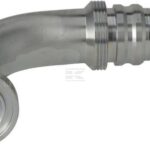 Racor de prensado 4SH-DN32 con brida SAE ø50,8 mm a 90°