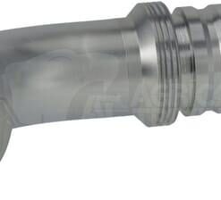 Racor de prensado 4SH-DN32 con brida SAE ø60,3 mm a 45°