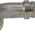 Racor de prensado 4SH-DN40 con brida SAE ø60,3 mm a 90°