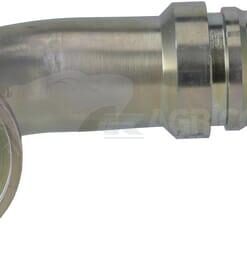 Racor de prensado 4SH-DN40 con brida SAE ø60,3 mm a 90°