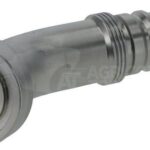 Racor de prensado 4SH-DN25 con brida SAE ø47,6 mm a 45°