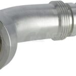 Racor de prensado 4SH-DN25 con brida SAE ø54,0 mm a 45°