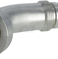 Racor de prensado 4SH-DN25 con brida SAE ø54,0 mm a 45°