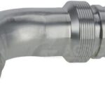 Racor de prensado 4SH-DN32 con brida SAE ø54,0 mm a 45°