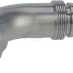 Racor de prensado 4SH-DN32 con brida SAE ø63,5 mm a 45°