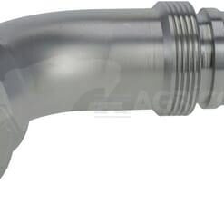 Racor de prensado 4SH-DN32 con brida SAE ø63,5 mm a 45°