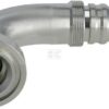 Racor de prensado 4SH-DN32 con brida SAE ø63,5 mm a 90°