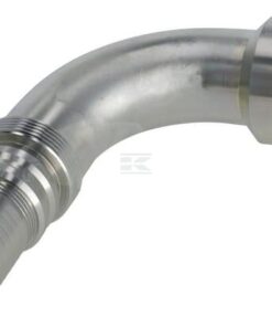 Racor de prensado 4SH-DN32 con brida SAE ø63,5 mm a 90°