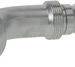 Racor de prensado 4SH-DN20 con brida SAE ø41,3 mm a 45°
