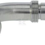 Racor de prensado 4SH-DN20 con brida SAE ø41,3 mm a 90°
