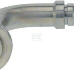 Racor de prensado 4SH-DN20 con brida SAE ø47,6 mm a 90° H100