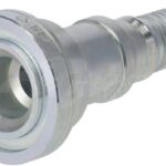 Racor de prensado 4SH-DN20 con brida SAE ø47,6 mm