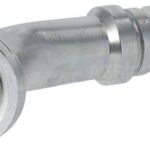 Racor de prensado 4SH-DN25 con brida SAE ø47,6 mm a 45°
