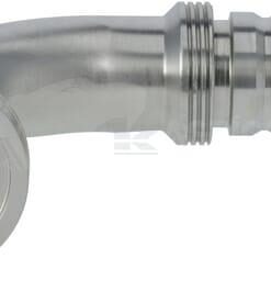 Racor de prensado 4SH-DN25 con brida SAE ø47,6 mm a 90°