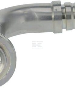 Racor de prensado 4SH-DN25 con brida SAE ø54,0 mm a 90° H130