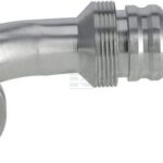 Racor de prensado 4SH-DN32 con brida SAE ø47,6 mm a 90°
