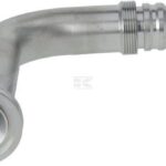 Racor de prensado 4SH-DN32 con brida SAE ø54,0 mm a 90° H185