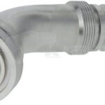 Racor de prensado 4SH-DN32 con brida SAE ø63,5 mm a 45°