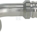 Racor de prensado 4SH-DN40 con brida SAE ø54,0 mm a 90°