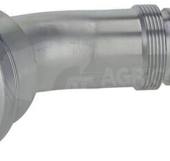 Racor de prensado 4SH-DN40 con brida SAE ø79,4 mm a 45°