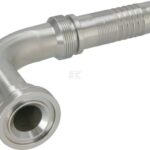 Inserto NS-DN32-brida Ø54, 90º