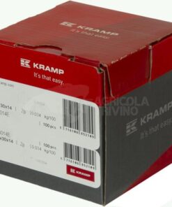 Hembrilla cerrada redonda Ø 4x30 mm, acero, Kramp