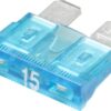 Fusible tipo enchufe estándar 32V 15A Longitud 18,8mm azul iMaXX