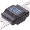 Fusible Lámina 32V 100A Longitud 41mm azul paquete 1 unidades