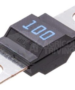 Fusible Lámina 32V 100A Longitud 41mm azul paquete 1 unidades