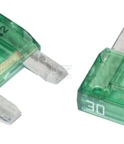 Fusible tipo Maxi 32V 30A Longitud 34,3mm verde paquete 10 unidades iMaXX