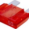 Fusible tipo Maxi 32V 50A Longitud 34,3mm rojo paquete 10 unidades iMaXX