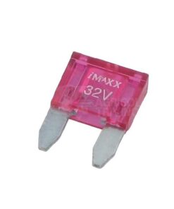 Fusible tipo enchufe Mini 32 V 4 A, longitud 16,3 mm, rosa, (paquete 50 uds.) iMaXX