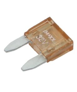 Fusible tipo enchufe Mini 32 V 5 A, longitud 16,3 mm, beige, (paquete 50 uds.) iMaXX