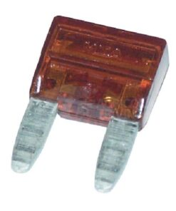 Fusible tipo enchufe Mini 32 V 7,5 A, longitud 16,3 mm, marrón, (paquete 50 uds.) iMaXX