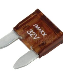 Fusible tipo enchufe Mini 32 V 7,5 A, longitud 16,3 mm, marrón, (paquete 50 uds.) iMaXX